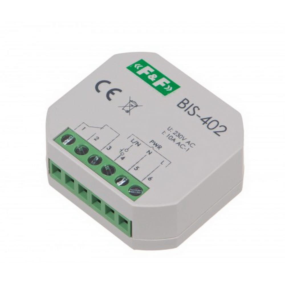 Реле імпульсне 10А 220В BIS-402 F&F ( BIS-402 )